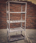 Stacked rosewood white wash bookshelf | Lucky Furniture & Handicrafts.