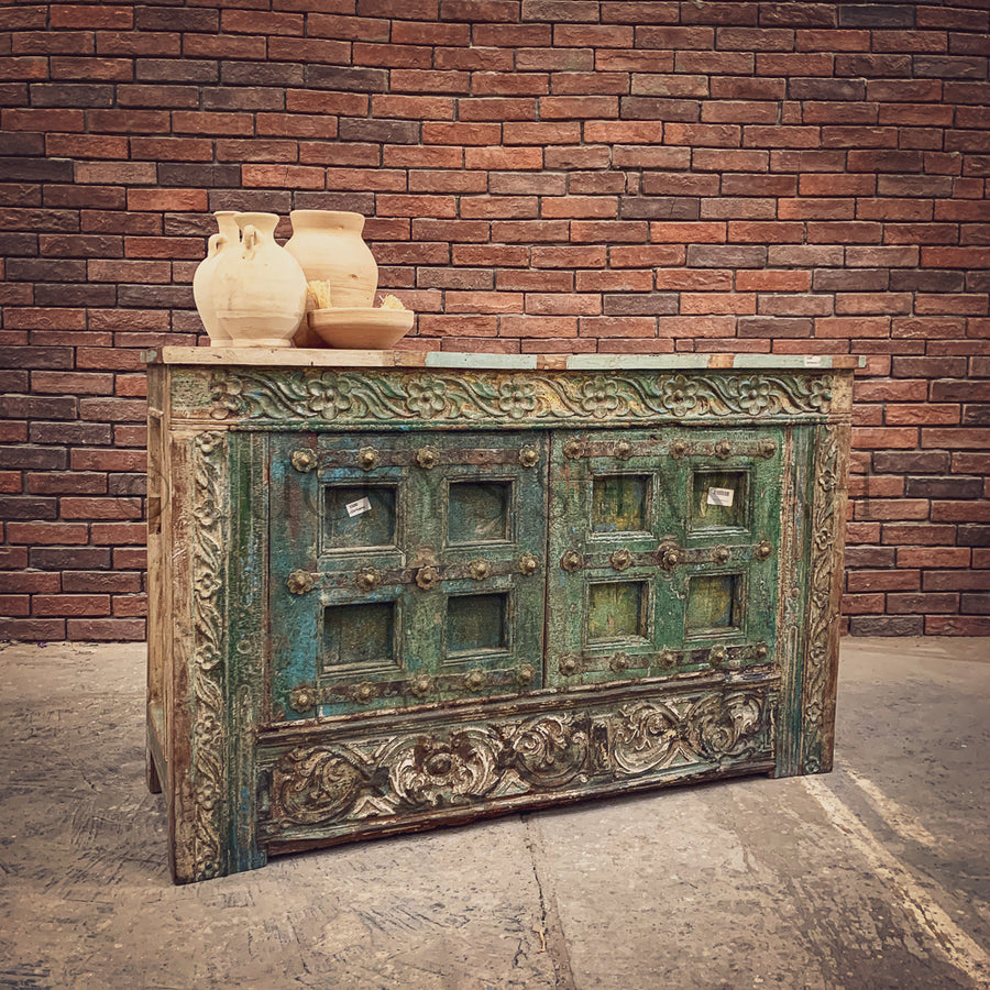 Antique door inlay console | Lucky Furniture & Handicrafts.