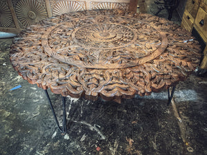 Carved Panel coffee table | Lucky Furniture & Handicrafts.