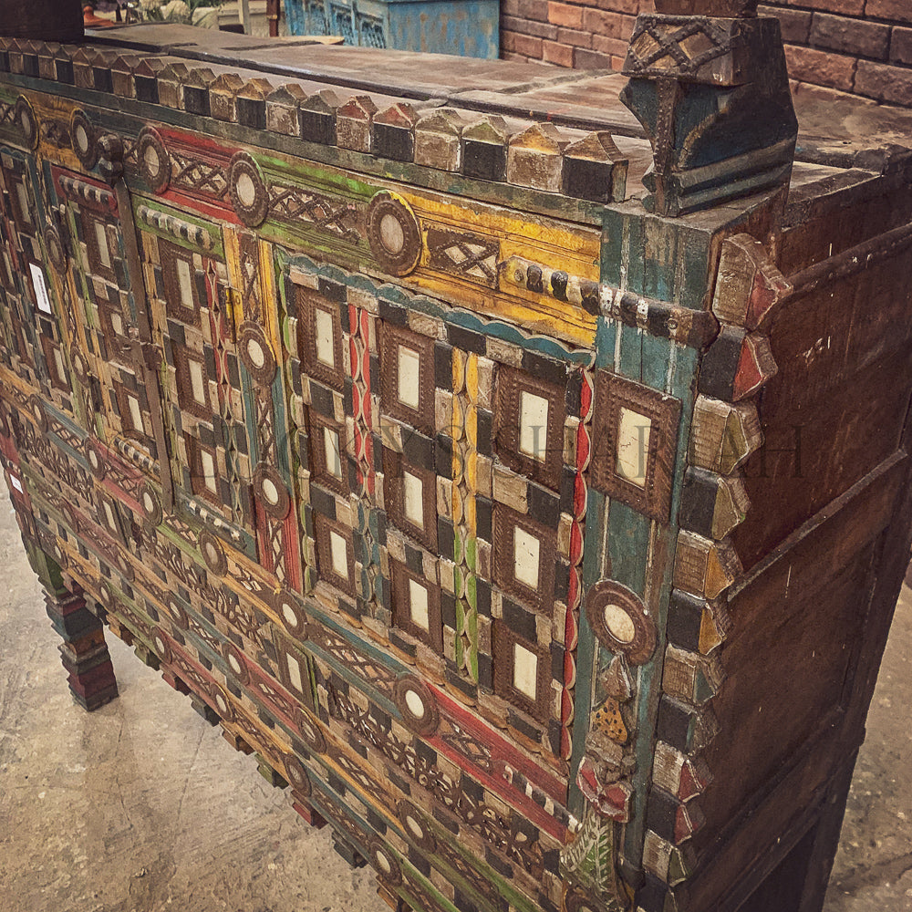 Multicolor Vintage damchiya | Lucky Furniture & Handicrafts.
