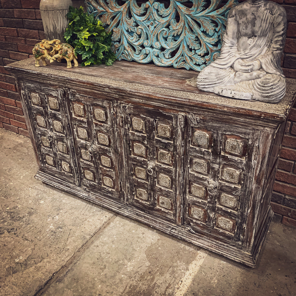 Greywash Blocks sideboard | Lucky Furniture & Handicrafts.