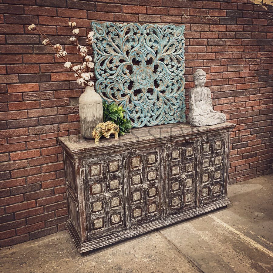 Greywash Blocks sideboard | Lucky Furniture & Handicrafts.