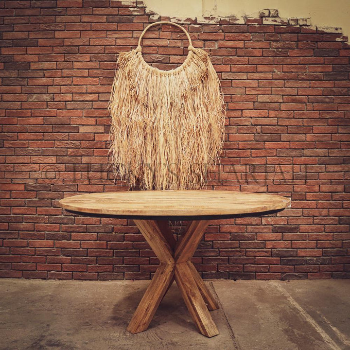 Round Dining Table Mango wood | Lucky Furniture & Handicrafts.