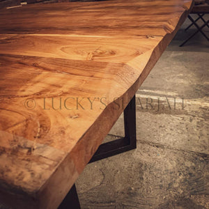 Acacia wood Square table | Lucky Furniture & Handicrafts.