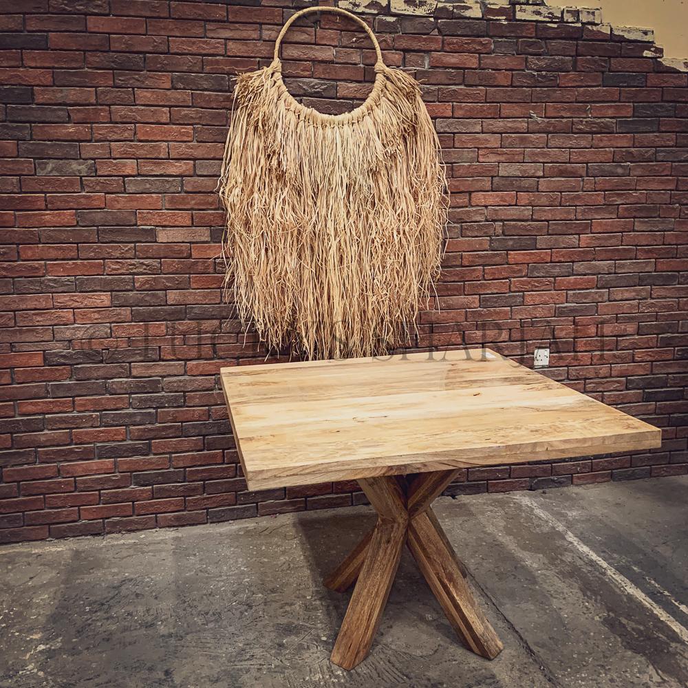 Square Dining Table Mango wood | Lucky Furniture & Handicrafts.