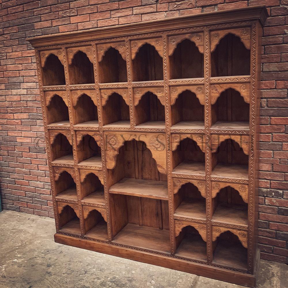 Sectional Carved bookshelf | Lucky Furniture & Handicrafts.