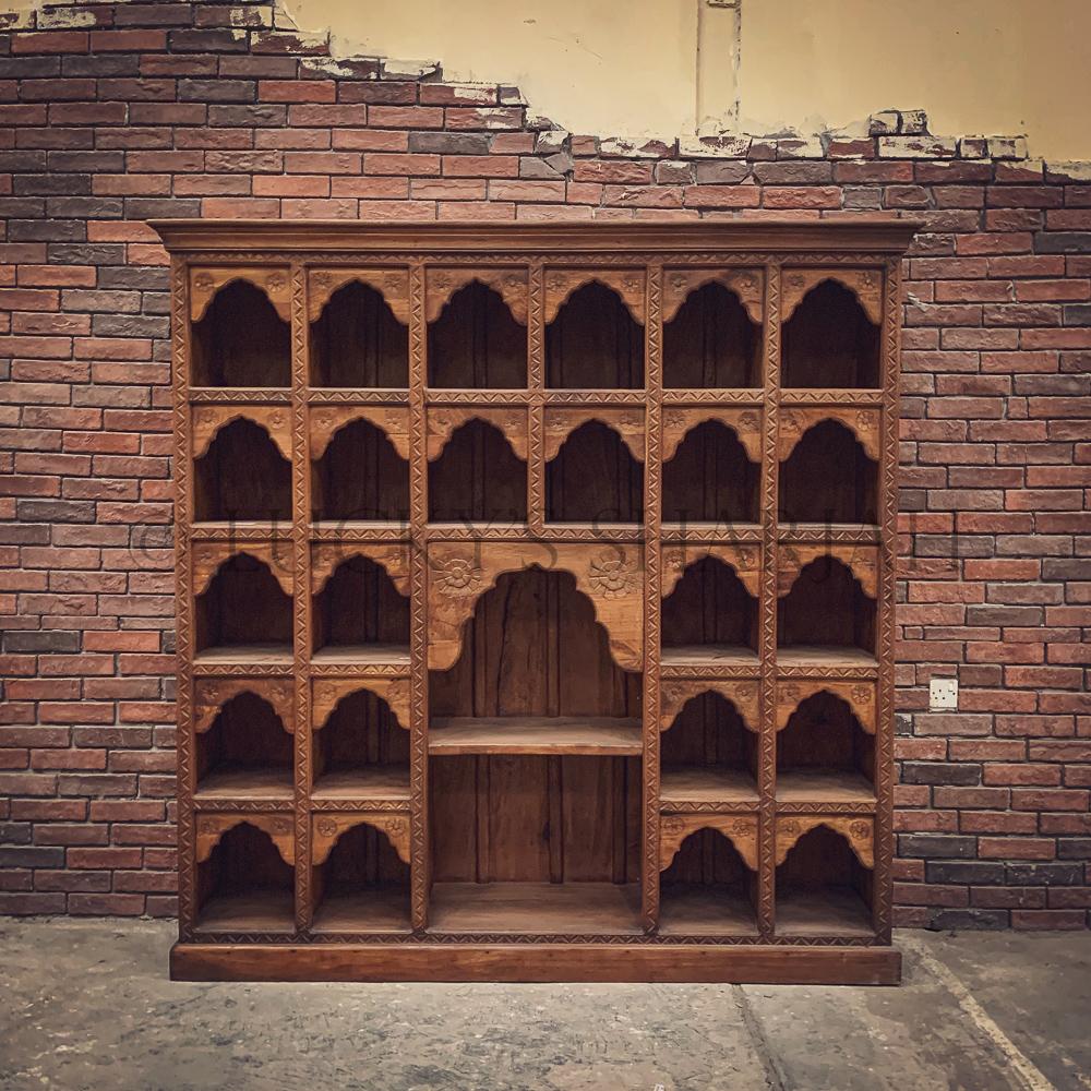 Sectional Carved bookshelf | Lucky Furniture & Handicrafts.