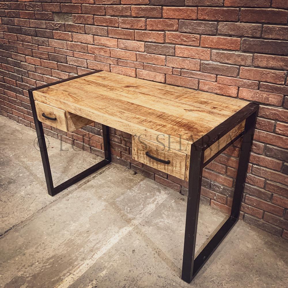 Industrial 2 Draw desk | Lucky Furniture & Handicrafts.