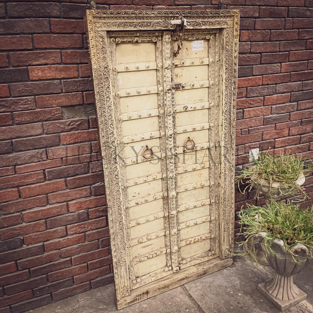 Antique door boho decor | Lucky Furniture & Handicrafts.