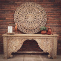 Carved heavy mehrab console | Lucky Furniture & Handicrafts.