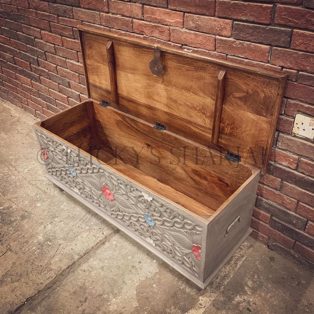 Carved Box Multi color | Lucky Furniture & Handicrafts.