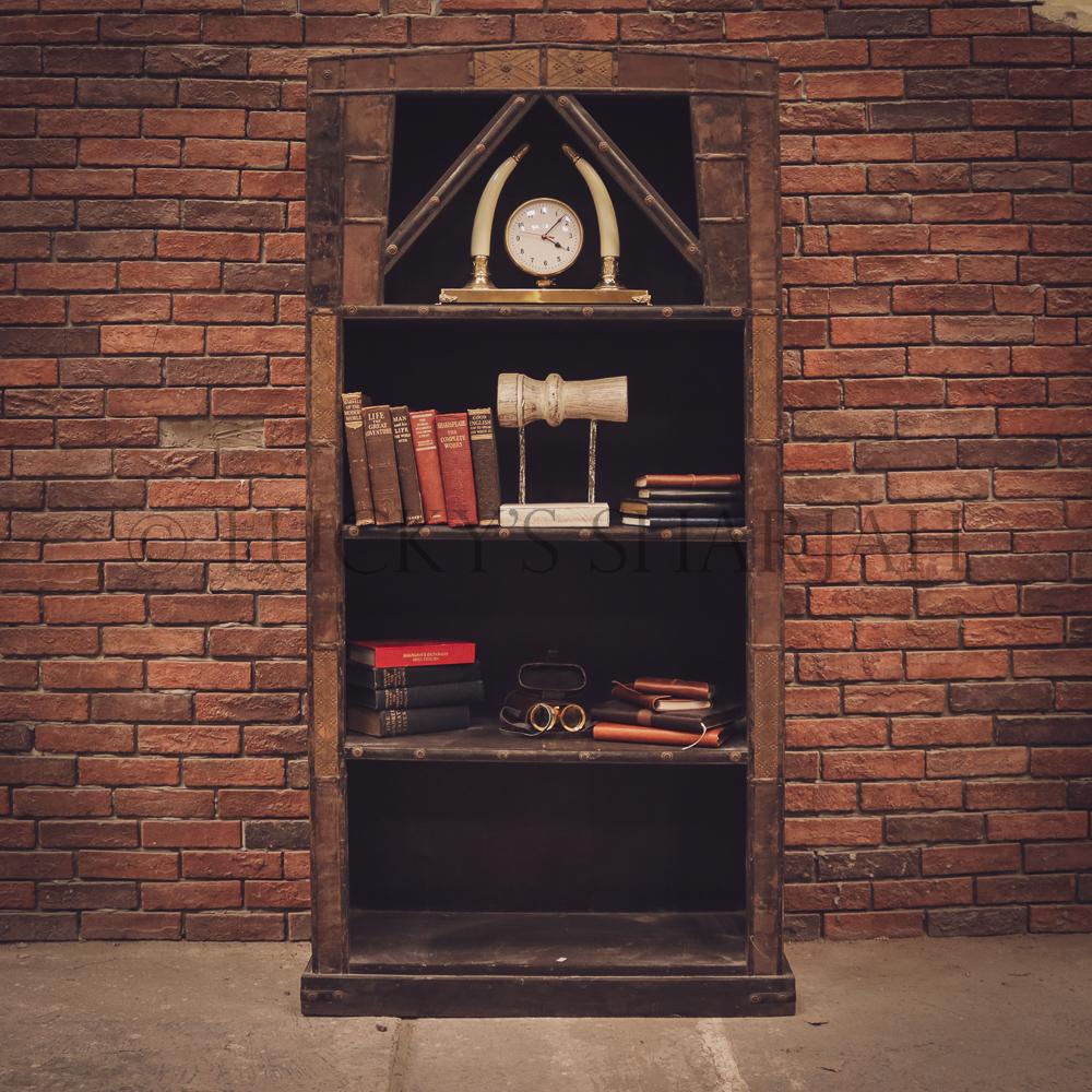 Ox cart recycle bookshelf | Lucky Furniture & Handicrafts.