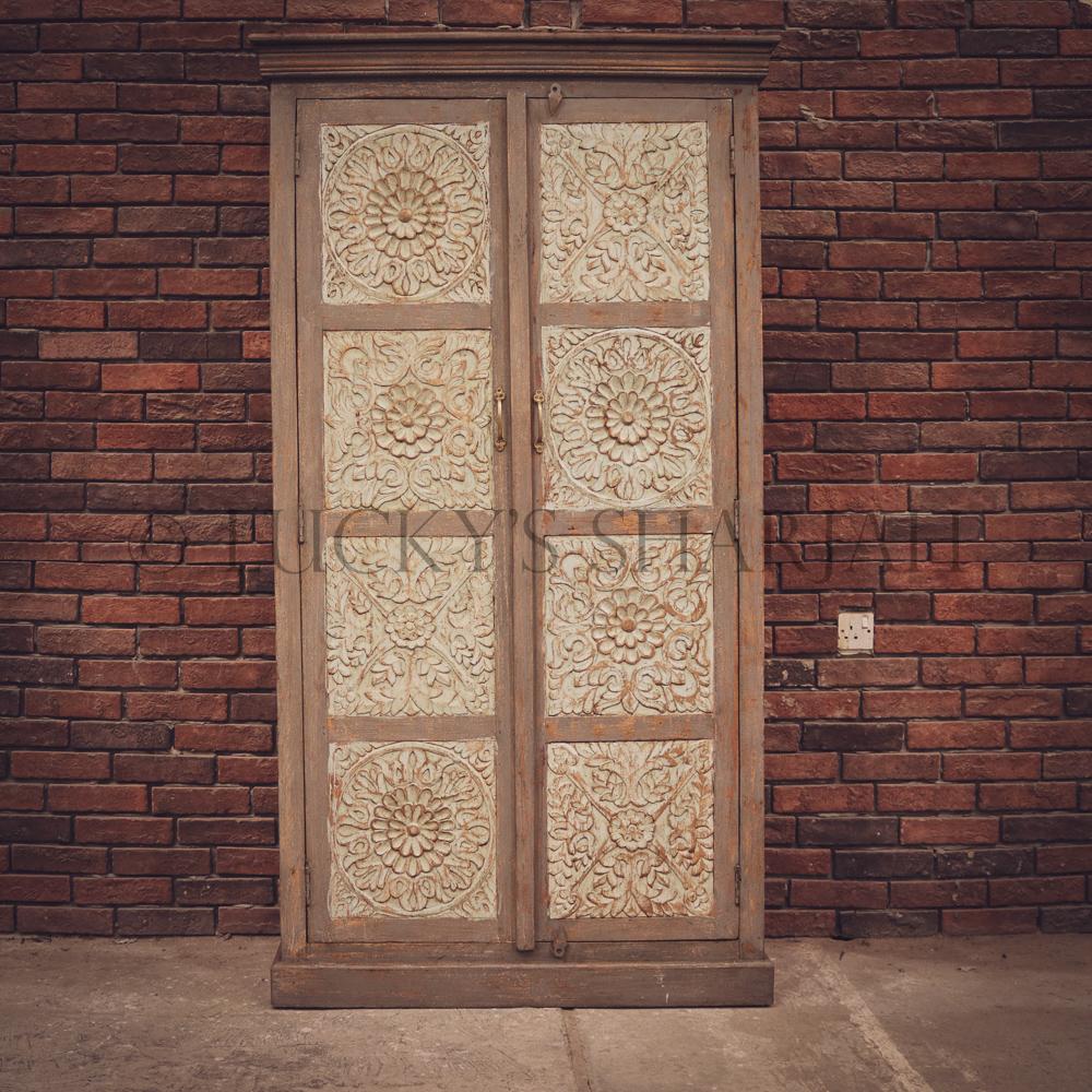 Carved Paneled Cabinet | Lucky Furniture & Handicrafts.