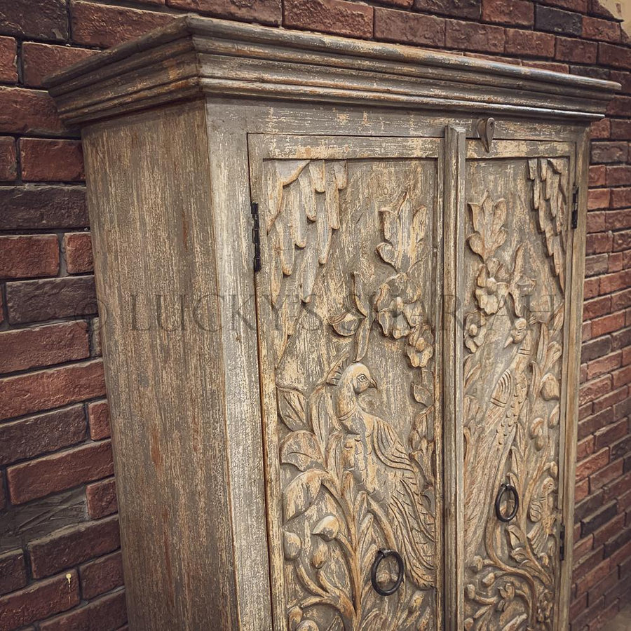 Carved Cabinet Intricate Carved | Lucky Furniture & Handicrafts.