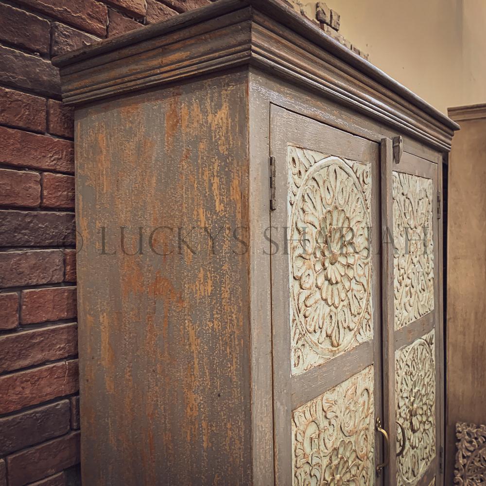 Carved Paneled Cabinet | Lucky Furniture & Handicrafts.