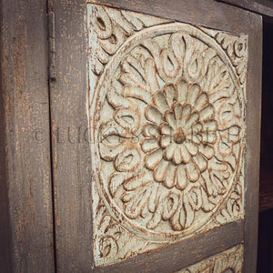 Carved Paneled Cabinet | Lucky Furniture & Handicrafts.