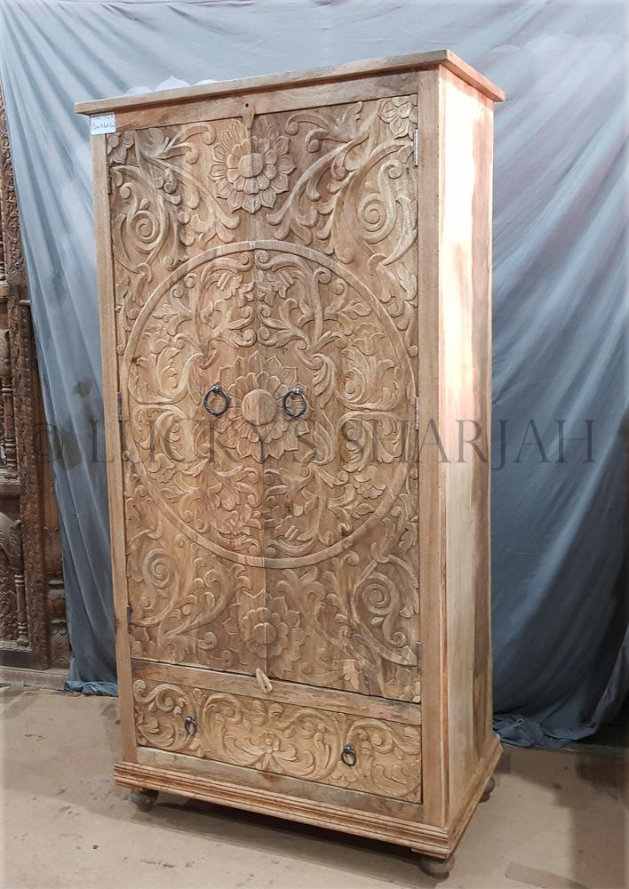 Carved Wardrobe | Lucky Furniture & Handicrafts.