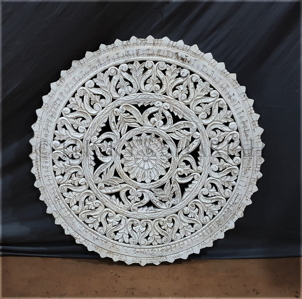 Round Carved Panel | Lucky Furniture & Handicrafts.