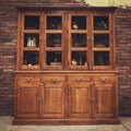 Classic Teak Glass cabinet | Lucky Furniture & Handicrafts.