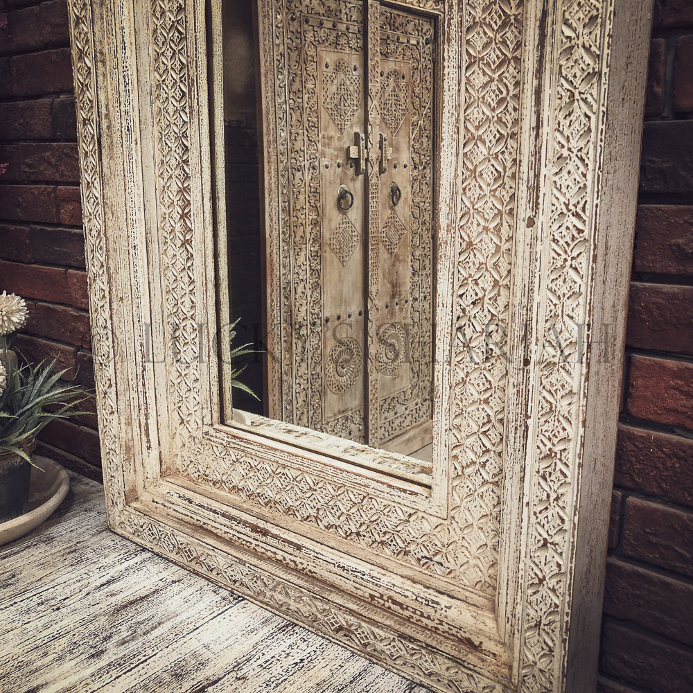 White Shutter 4 draw 4 door Sideboard | Lucky Furniture & Handicrafts.