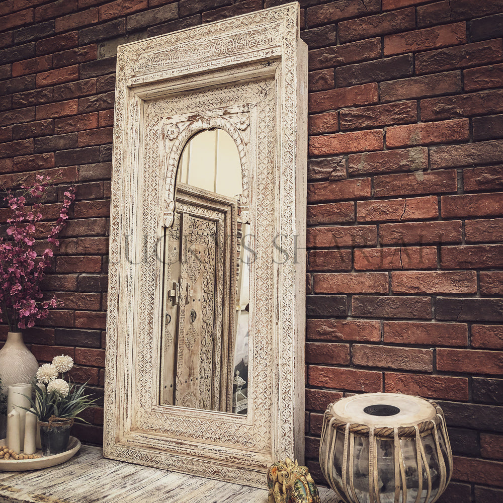 White Shutter 4 draw 4 door Sideboard | Lucky Furniture & Handicrafts.