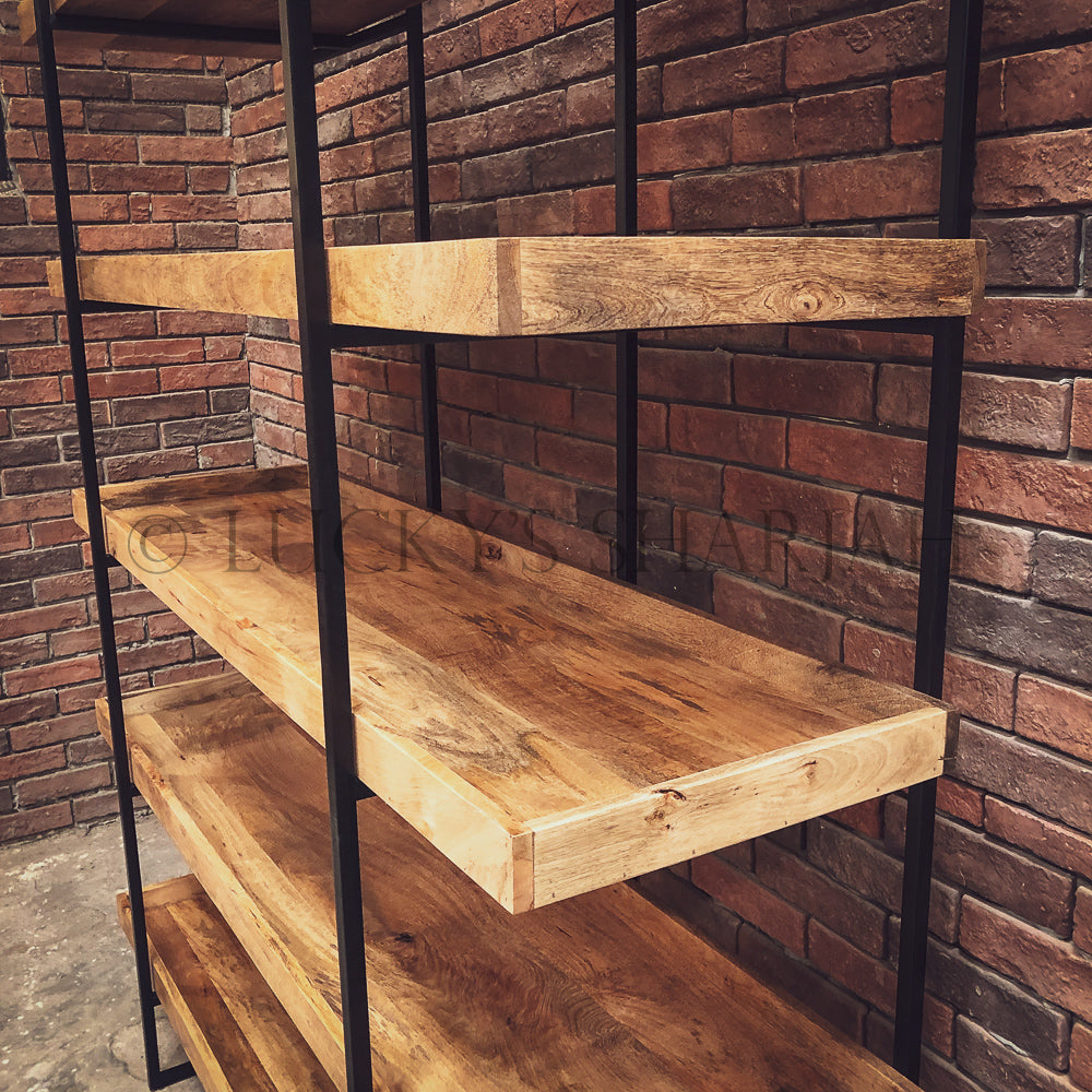 Tray Industrial Bookshelf | Lucky Furniture & Handicrafts.