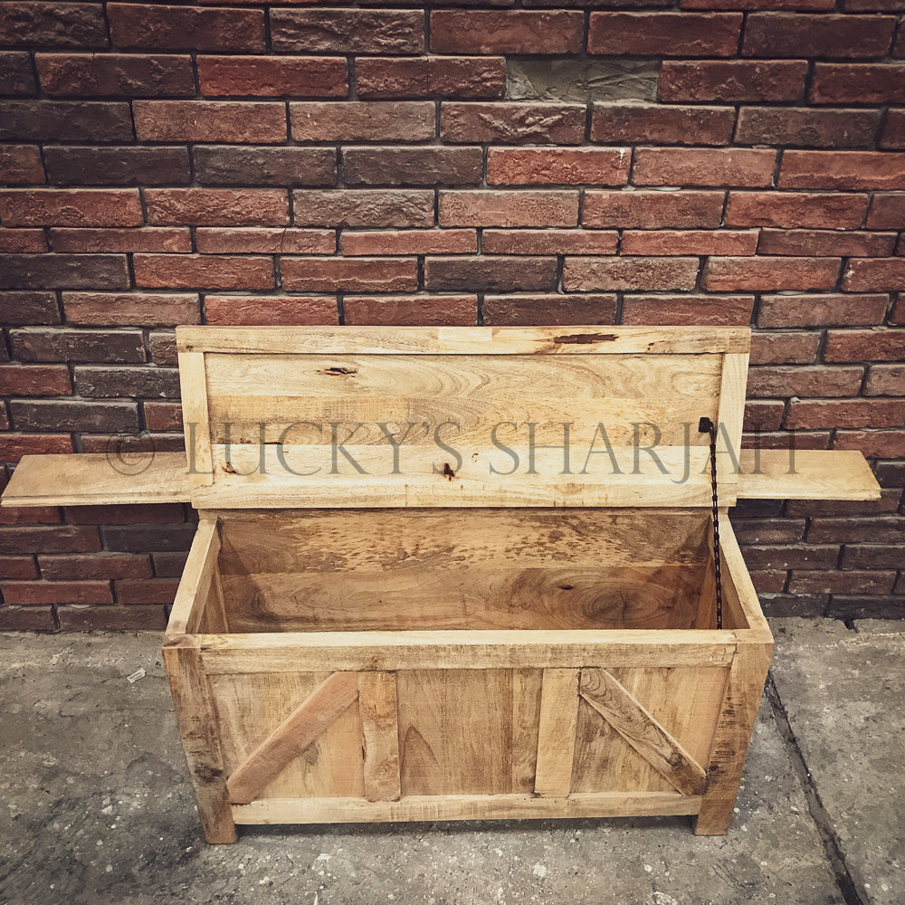 Mango wood sectional box trunk | Lucky Furniture & Handicrafts.