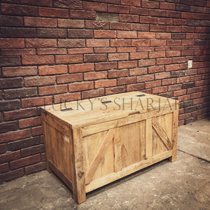 Mango wood sectional box trunk | Lucky Furniture & Handicrafts.