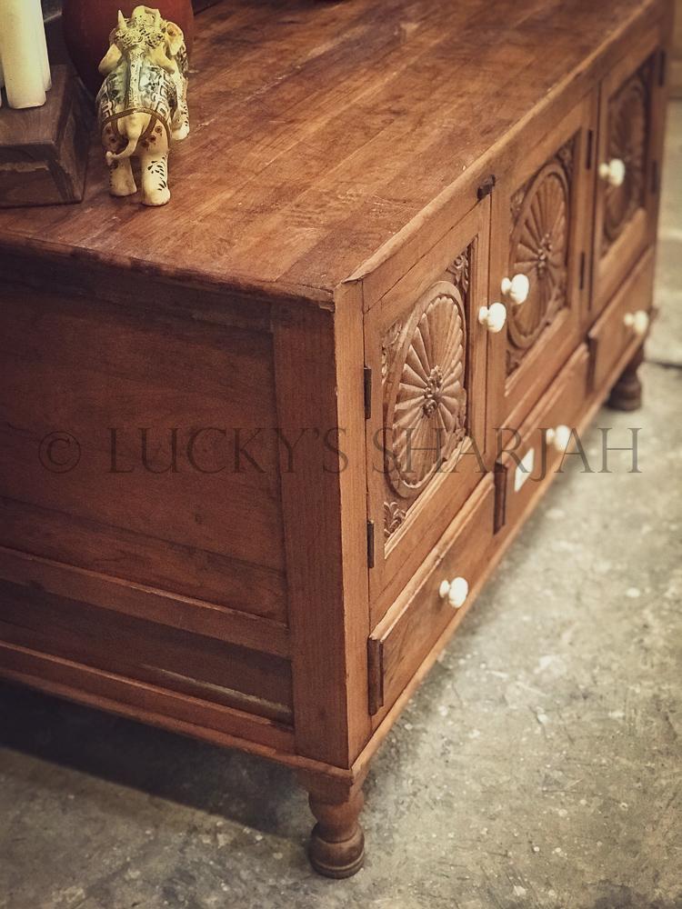 "Suraj design" vintage carved dresser | Lucky Furniture & Handicrafts.