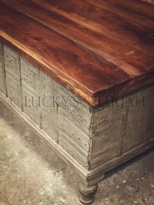 Boho vintage trunk box | Lucky Furniture & Handicrafts.