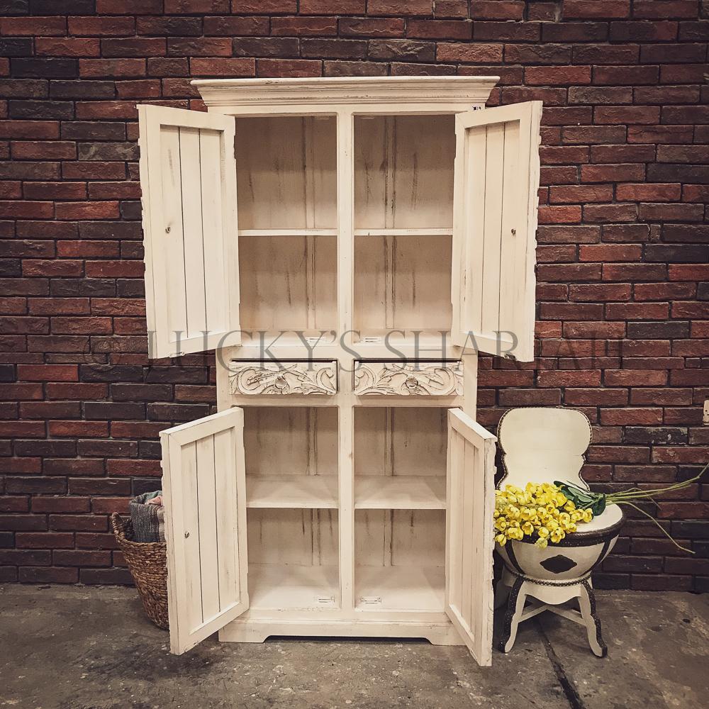 Carved Cabinet with drawer | Lucky Furniture & Handicrafts.