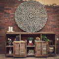 Carved Wall Panel Round | Lucky Furniture & Handicrafts.