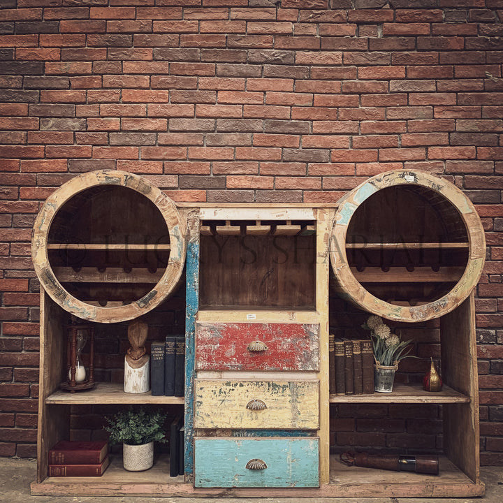Recycle Design Sideboard Bar | Lucky Furniture & Handicrafts.