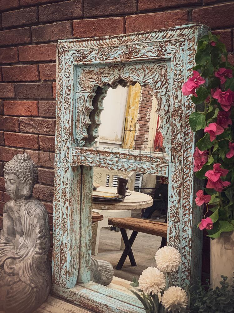 Carved boho console | Lucky Furniture & Handicrafts.