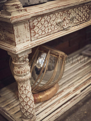 Carved boho console | Lucky Furniture & Handicrafts.