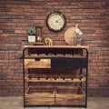 Industrial bar trolley | Lucky Furniture & Handicrafts.