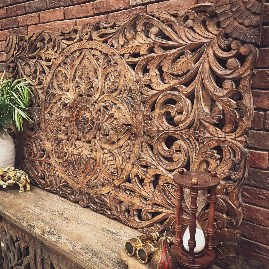 Carved wall panel | Lucky Furniture & Handicrafts.