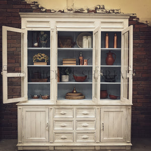 Victorian Glass door cabinet Shabby Chic | Lucky Furniture & Handicrafts.