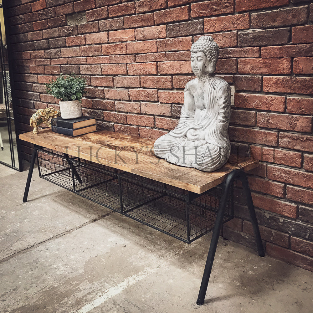 Entryway Industrial design bench | Lucky Furniture & Handicrafts.