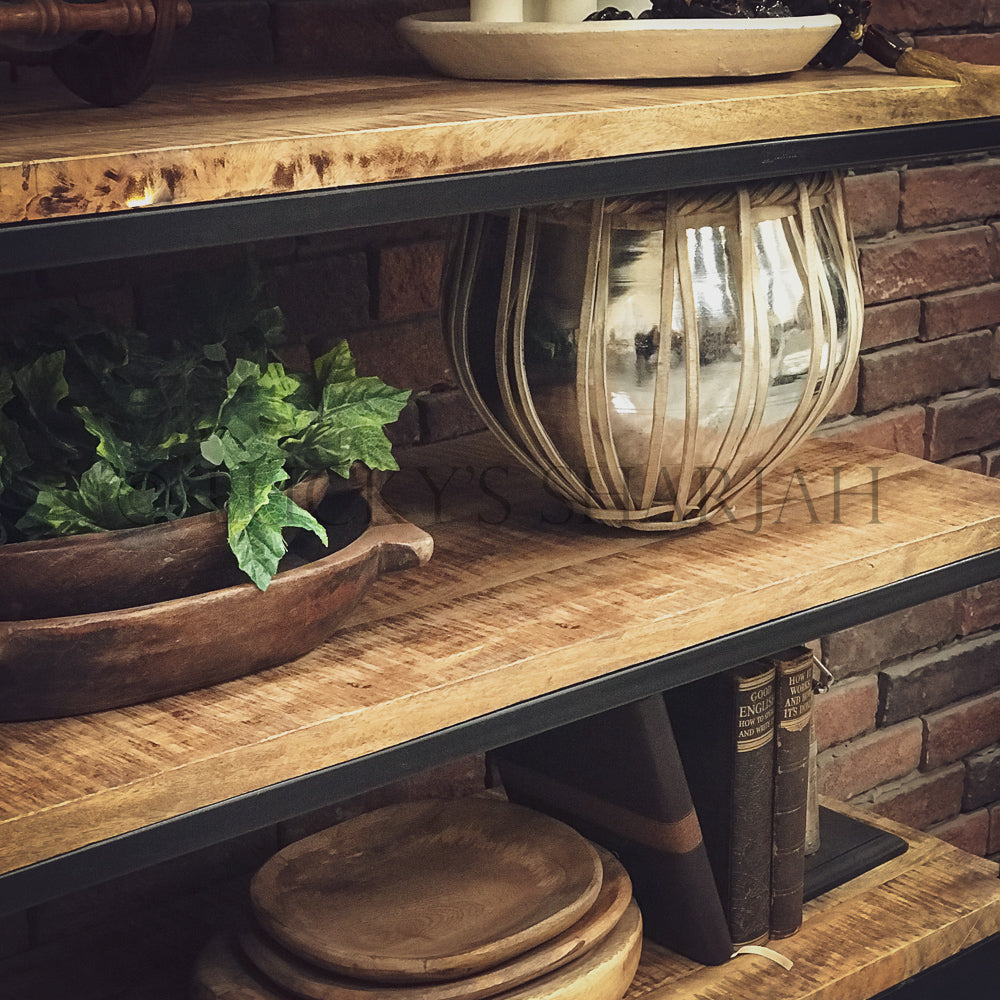 Industrial library bookshelf with 4 drawer | Lucky Furniture & Handicrafts.