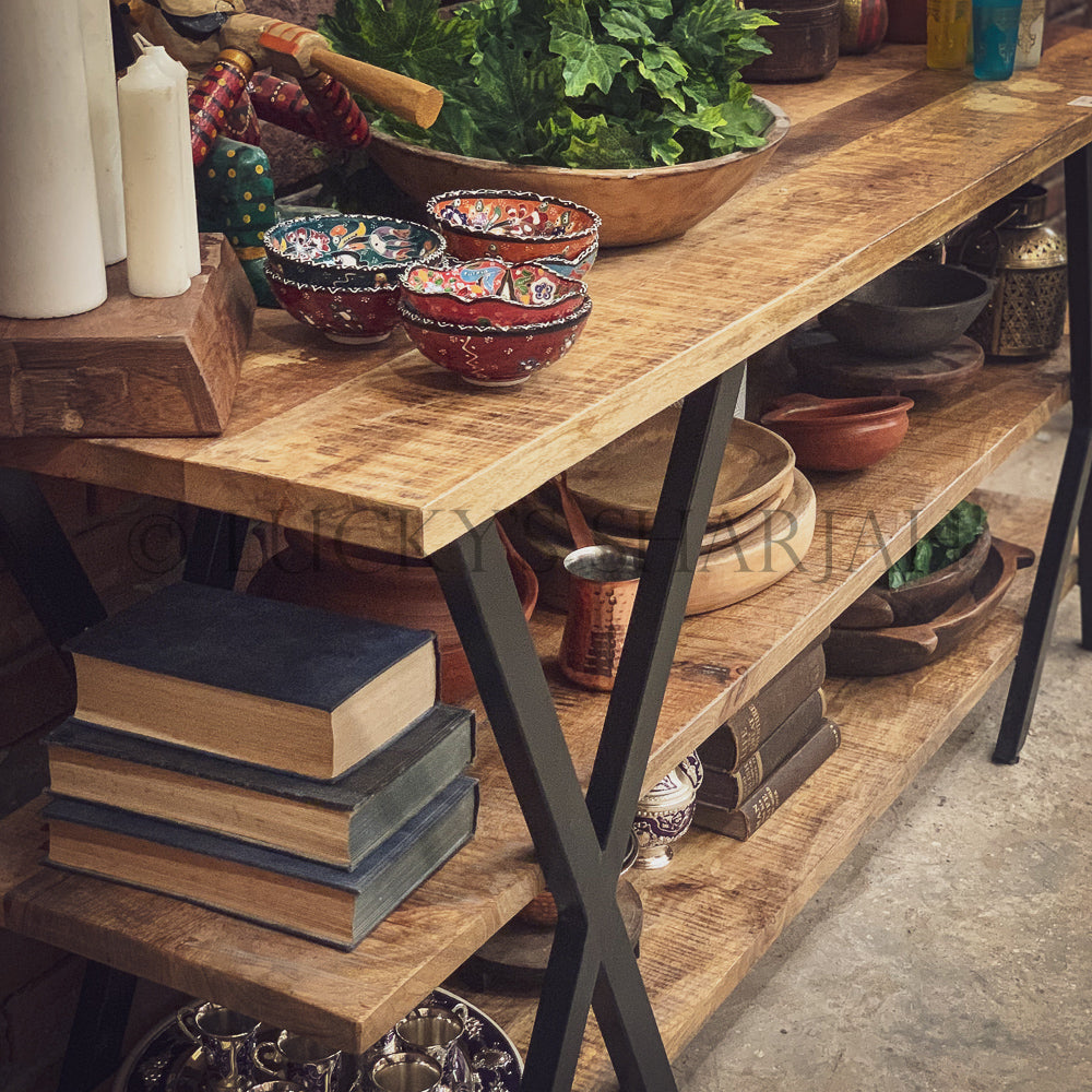 X design console | Lucky Furniture & Handicrafts.
