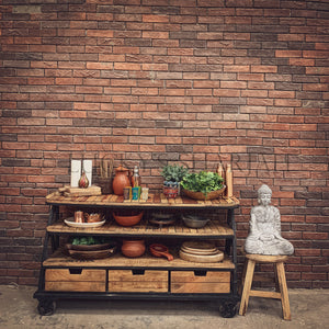 Industrial Trolley Console | Lucky Furniture & Handicrafts.