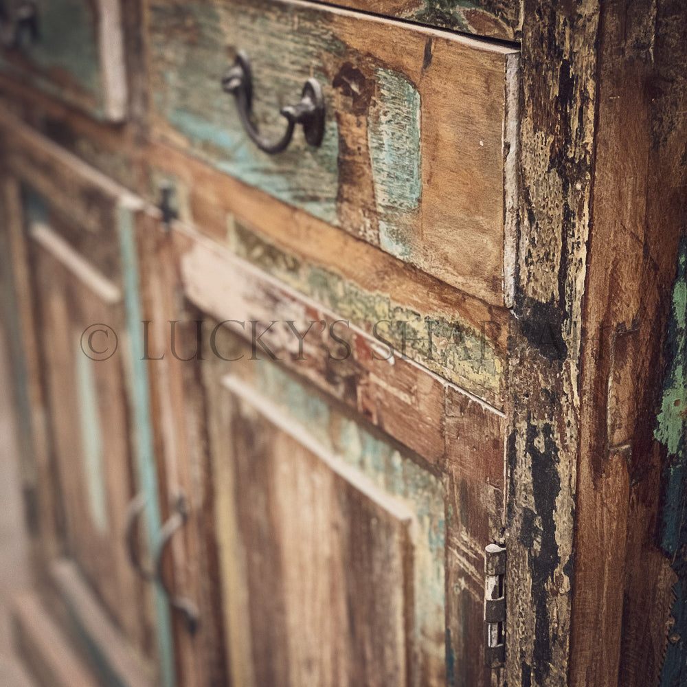 Glass Cabinet Recycle design | Lucky Furniture & Handicrafts.