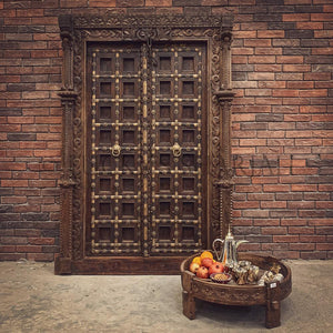 Antique Carved Indian door | Lucky Furniture & Handicrafts.