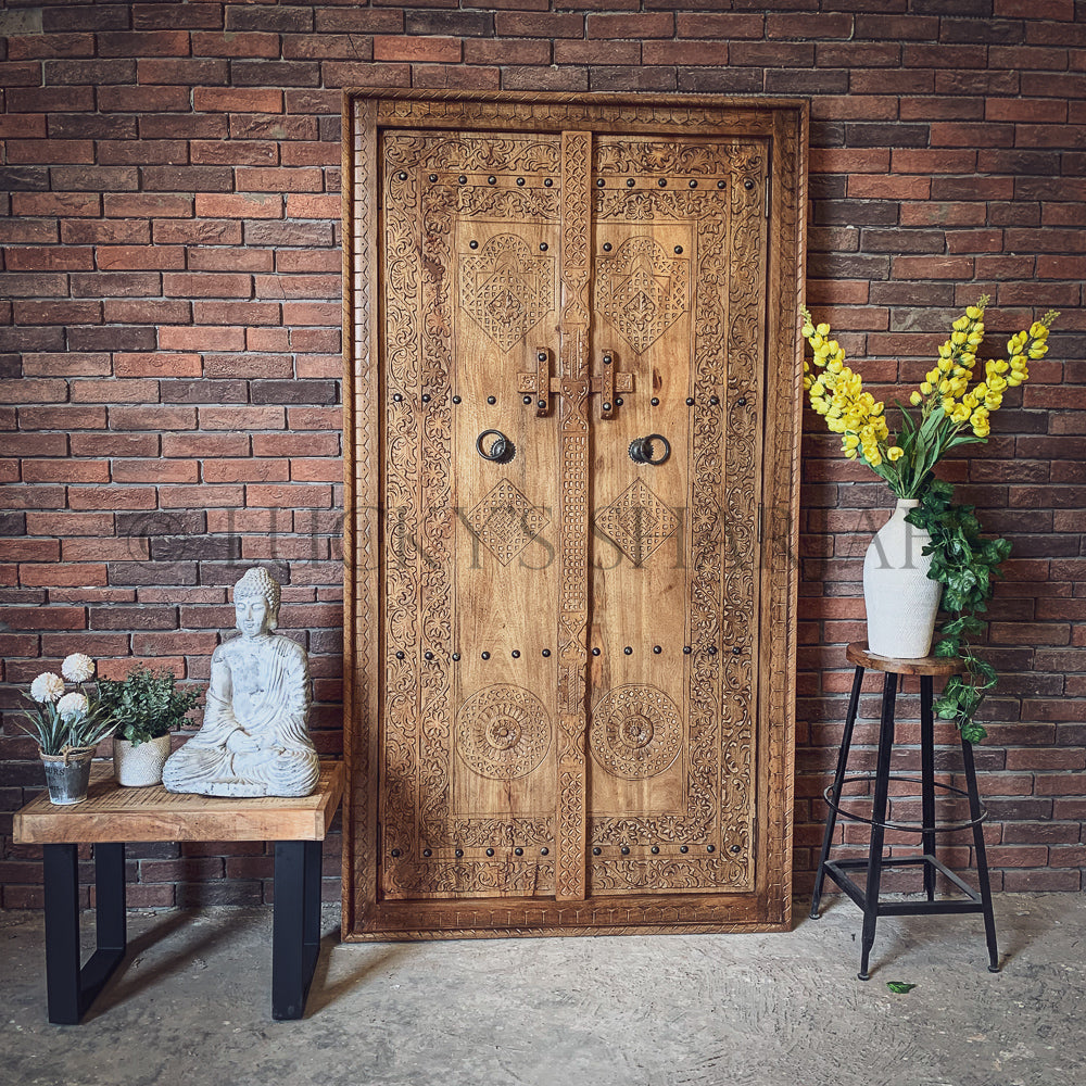 Handcarved Classic Door decor | Lucky Furniture & Handicrafts.