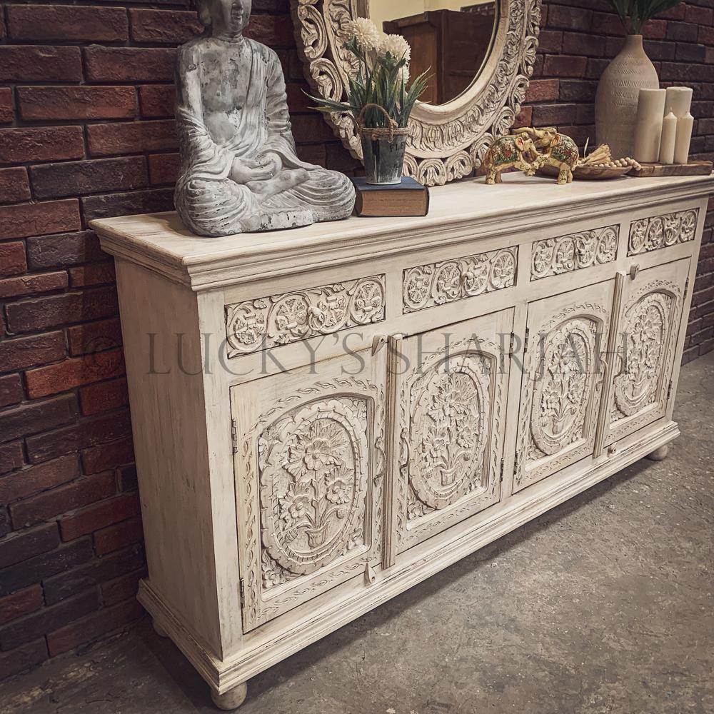 Carved high sideboard | Lucky Furniture & Handicrafts.