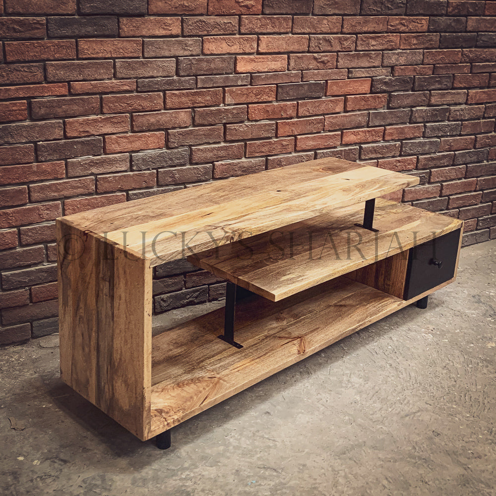 G Design TV stand with 1 drawer | Lucky Furniture & Handicrafts.