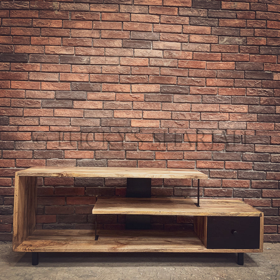 G Design TV stand with 1 drawer | Lucky Furniture & Handicrafts.