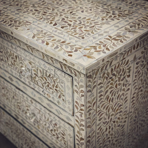 Mother of pearl inlay drawchest | Lucky Furniture & Handicrafts.