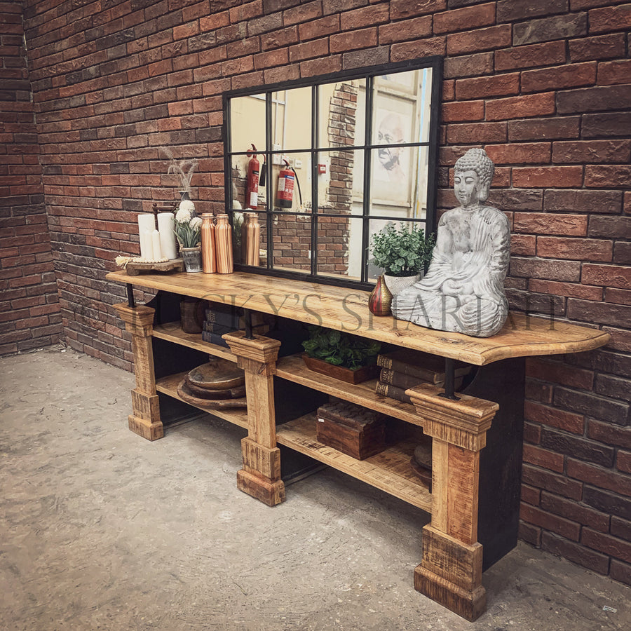 Imperial Industrial Entryway Console | Lucky Furniture & Handicrafts.
